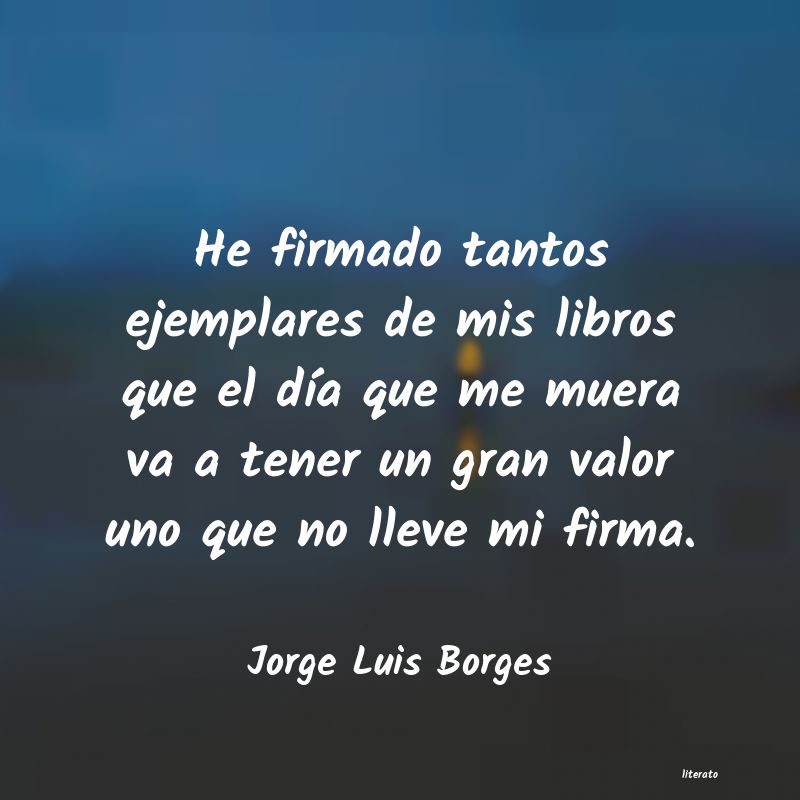 frases de amor de Borges