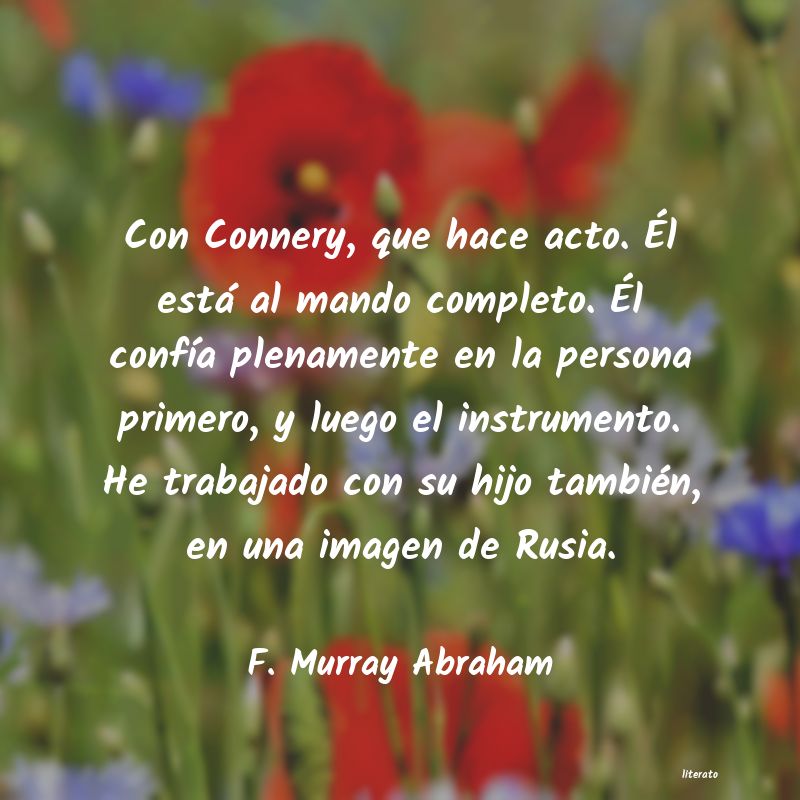 Frases de F. Murray Abraham