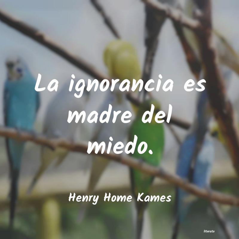 Frases de Henry Home Kames