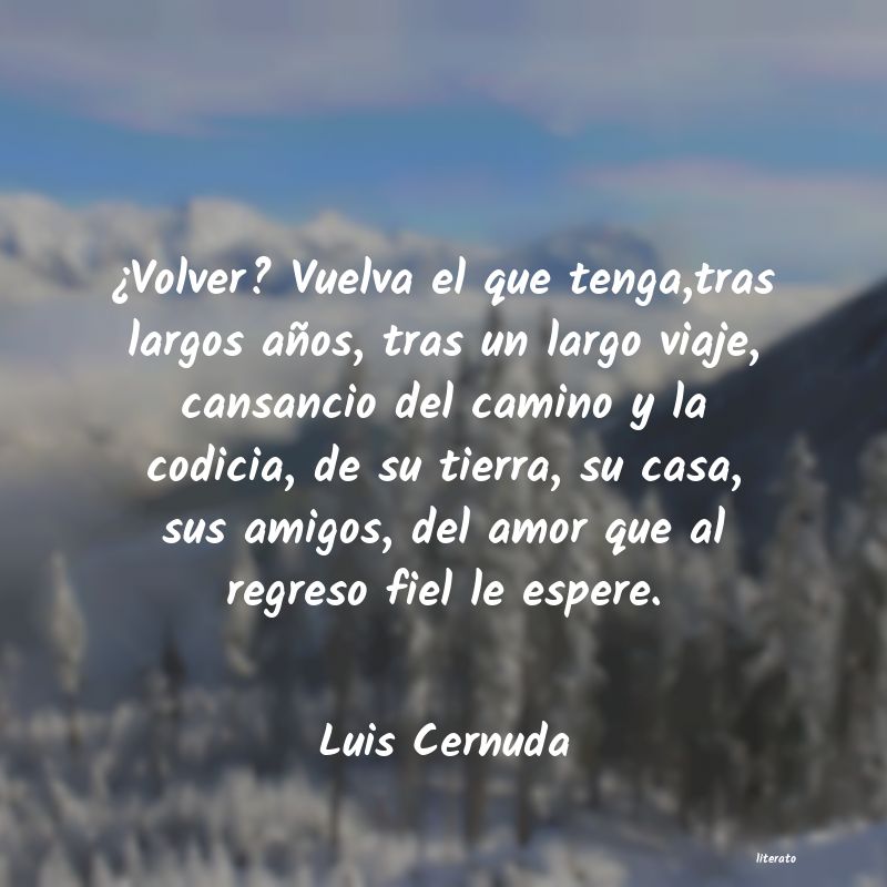 Frases de Luis Cernuda