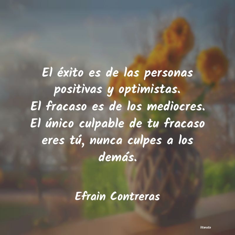 Frases de Efrain Contreras