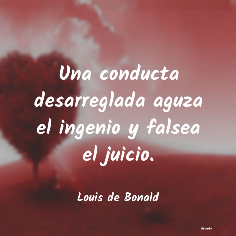 Frases de Louis de Bonald