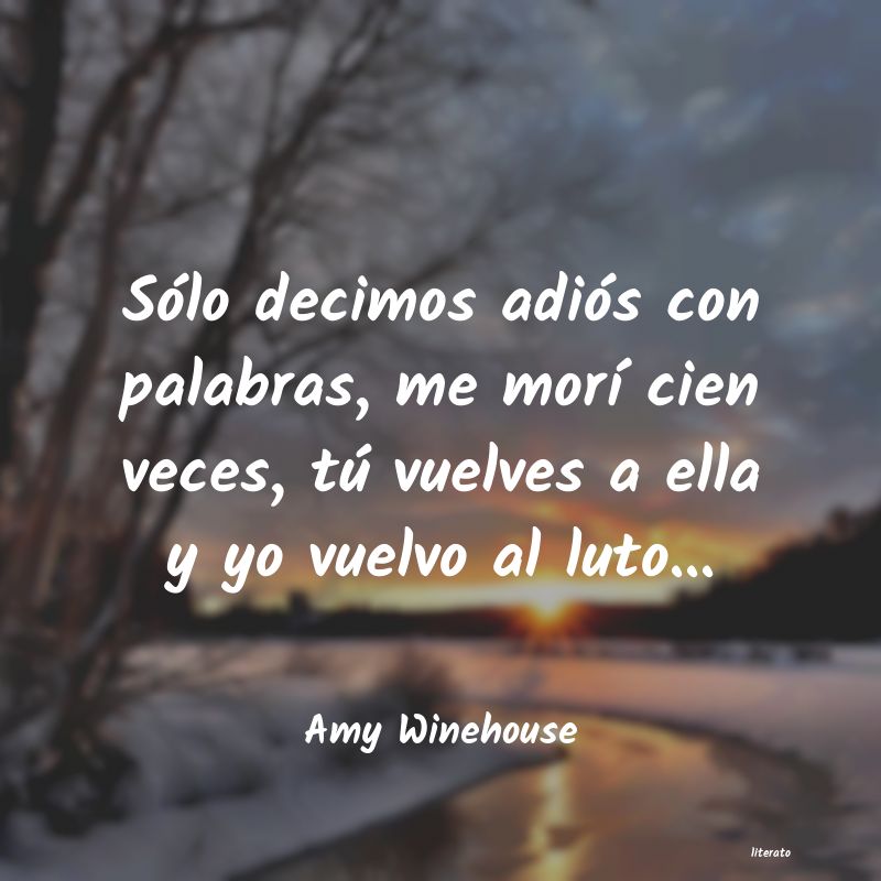 Frases de Amy Winehouse
