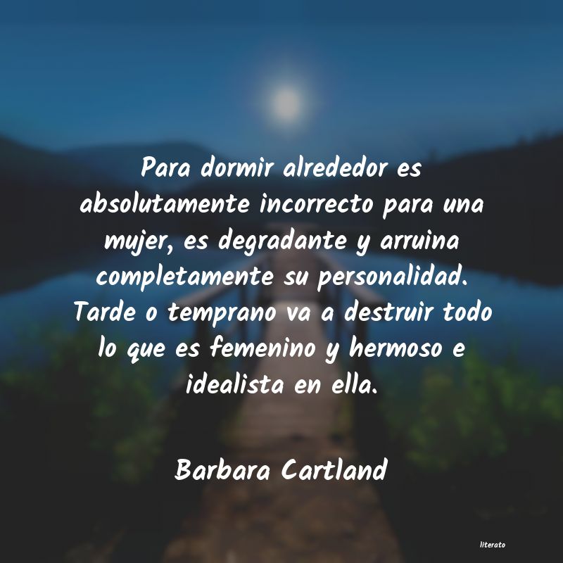 Frases de Barbara Cartland