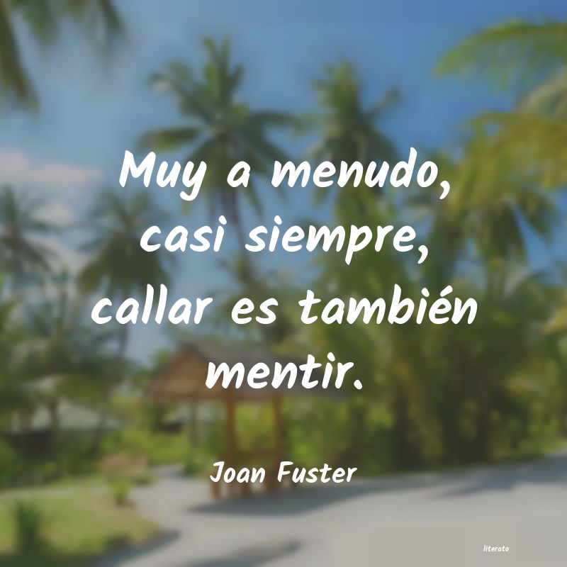 Frases de Joan Fuster