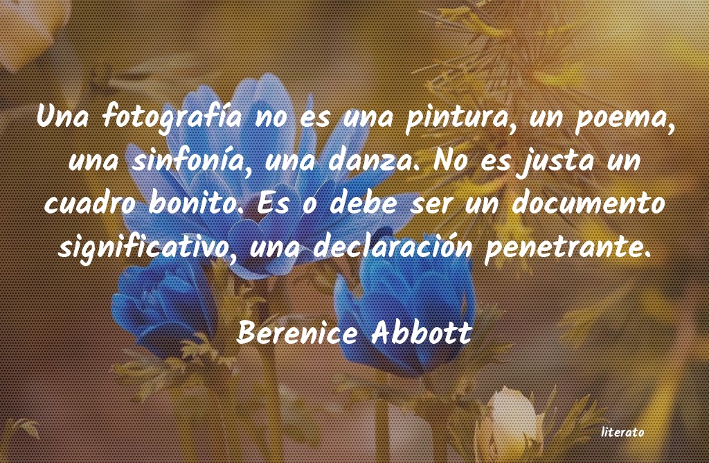 Frases de Berenice Abbott