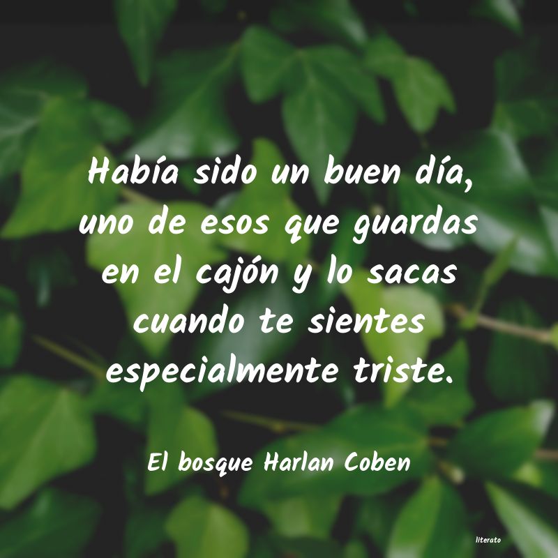 Frases de El bosque Harlan Coben