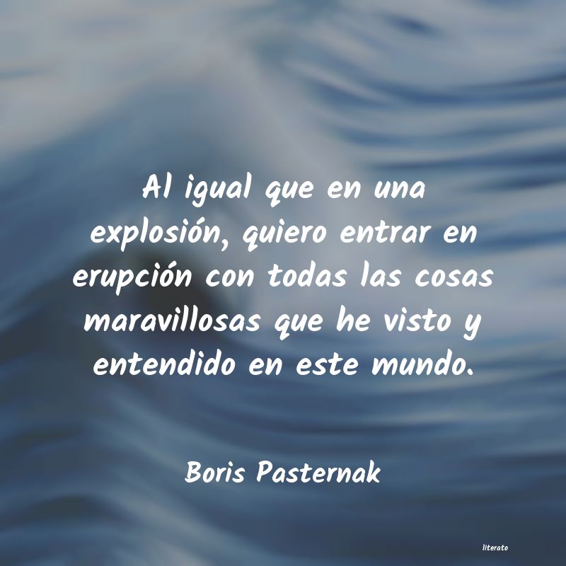 Frases de Boris Pasternak