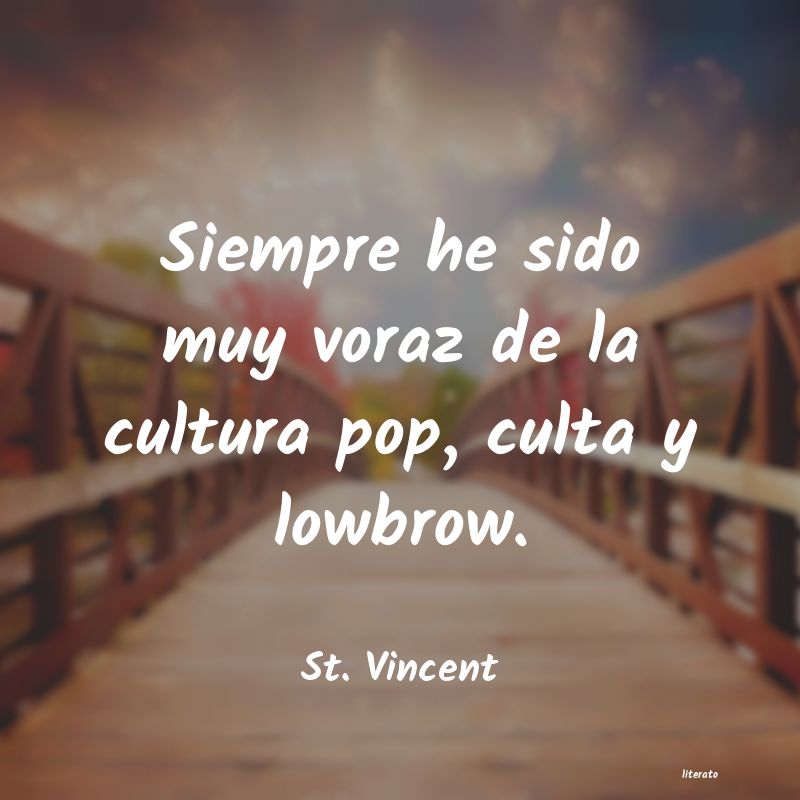 Frases de St. Vincent