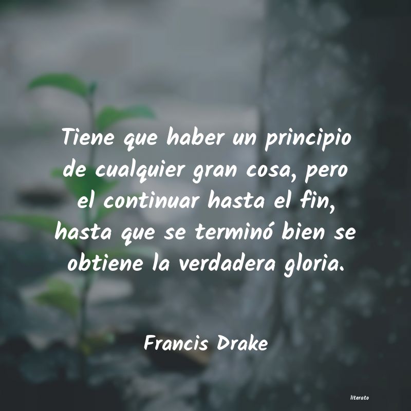 Frases de Francis Drake