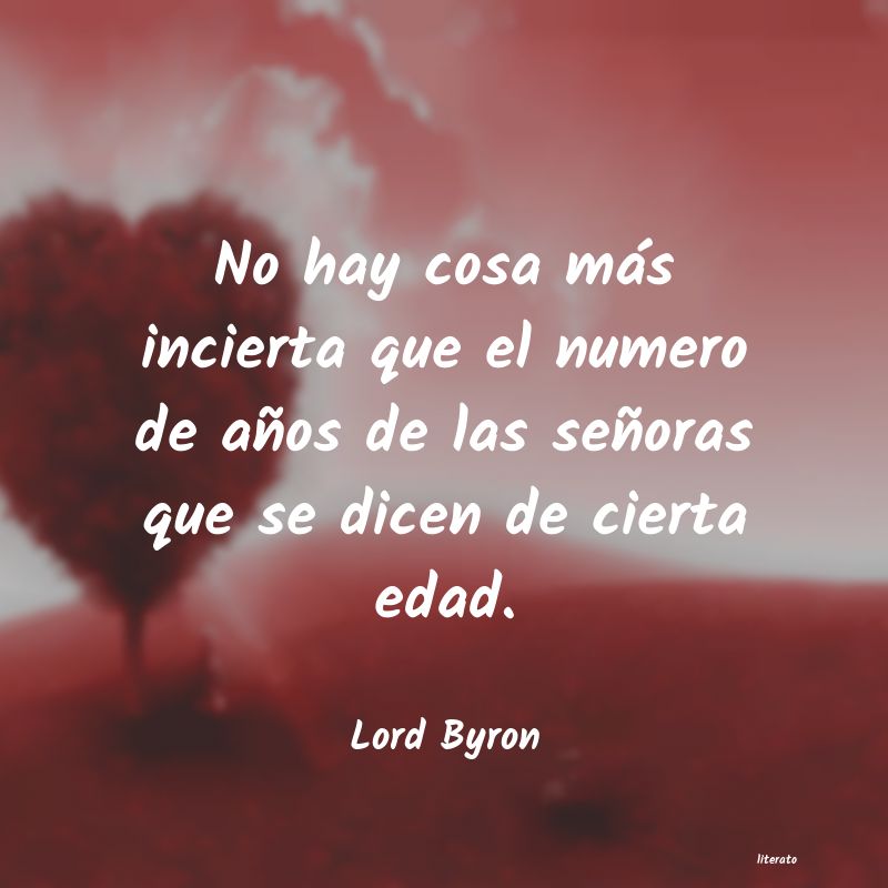 Frases de Lord Byron