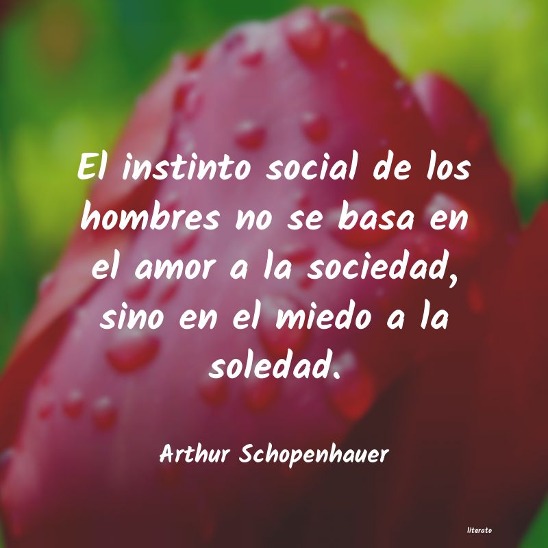 sexo y amor segÃºn Arthur Schopenhauer