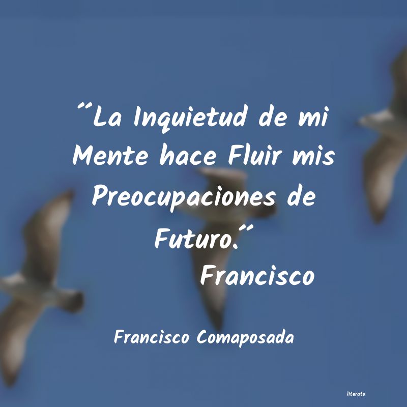 Frases de Francisco Comaposada