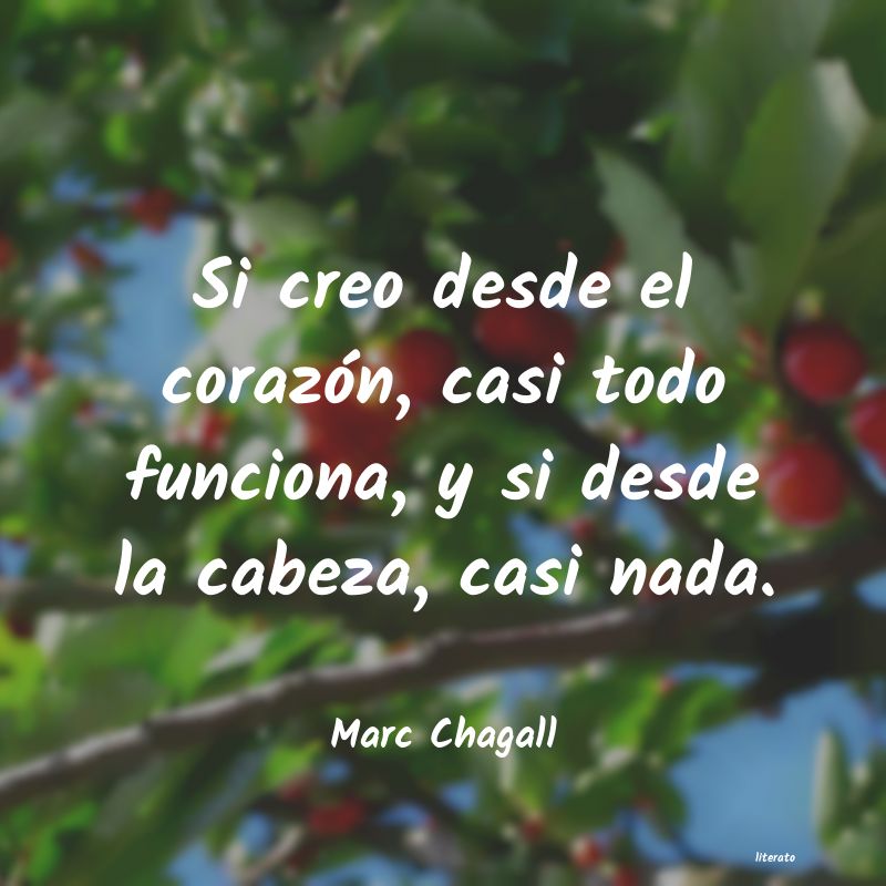 Frases de Marc Chagall