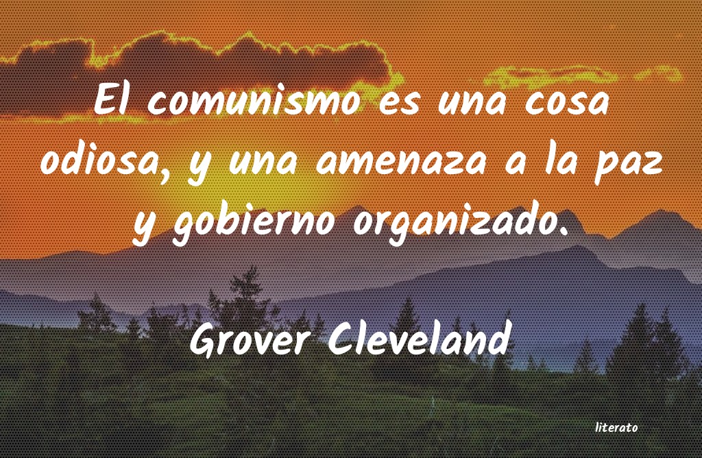 Frases de Grover Cleveland