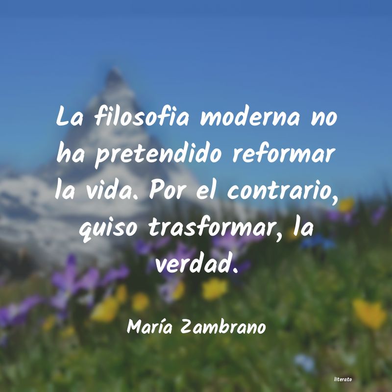 Frases de María Zambrano