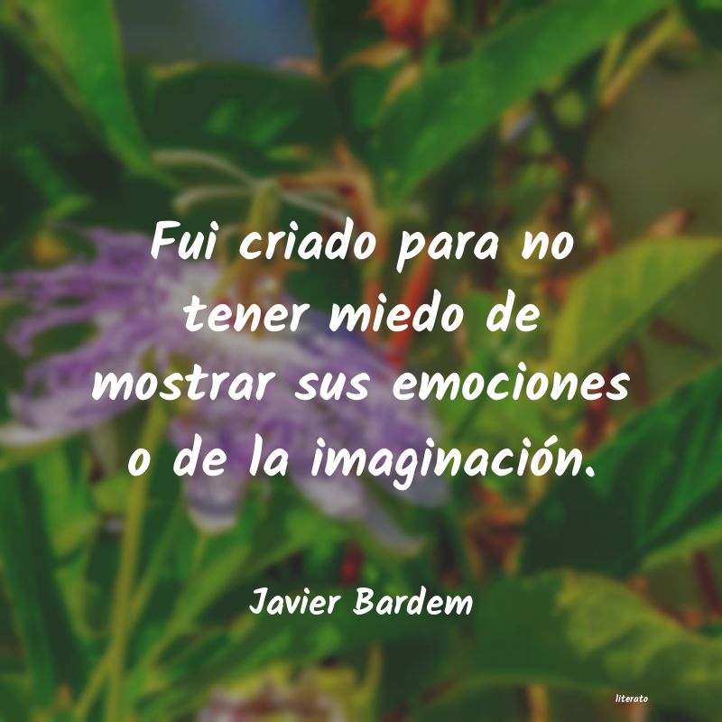 Frases de Javier Bardem