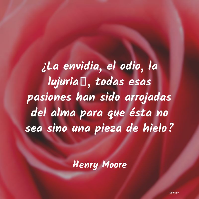 pensamientos de Henry Moore amor
