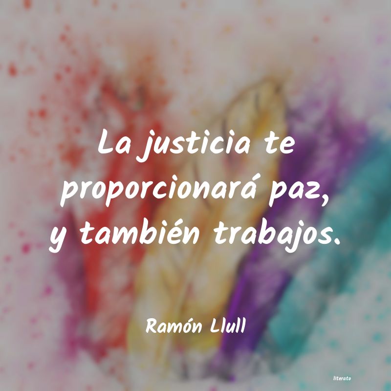 Frases de Ramón Llull
