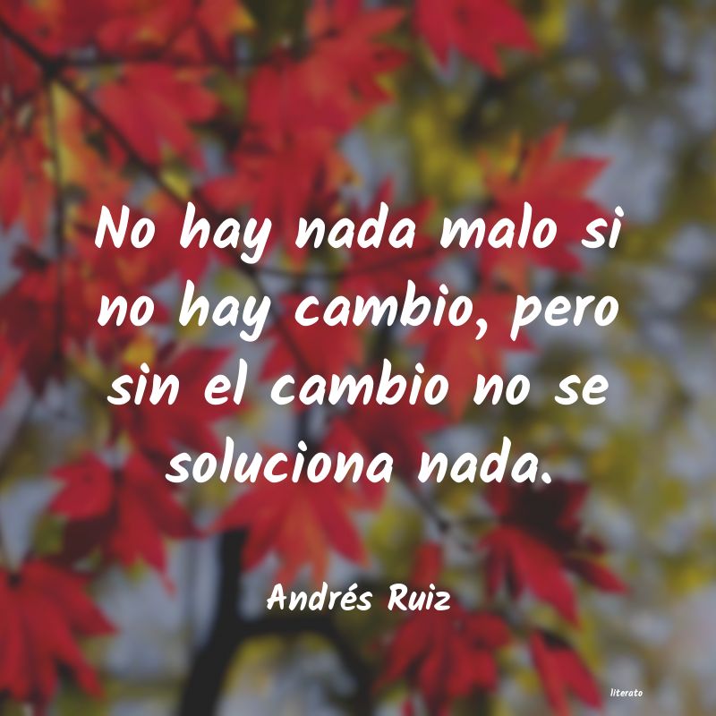 Frases de Andrés Ruiz