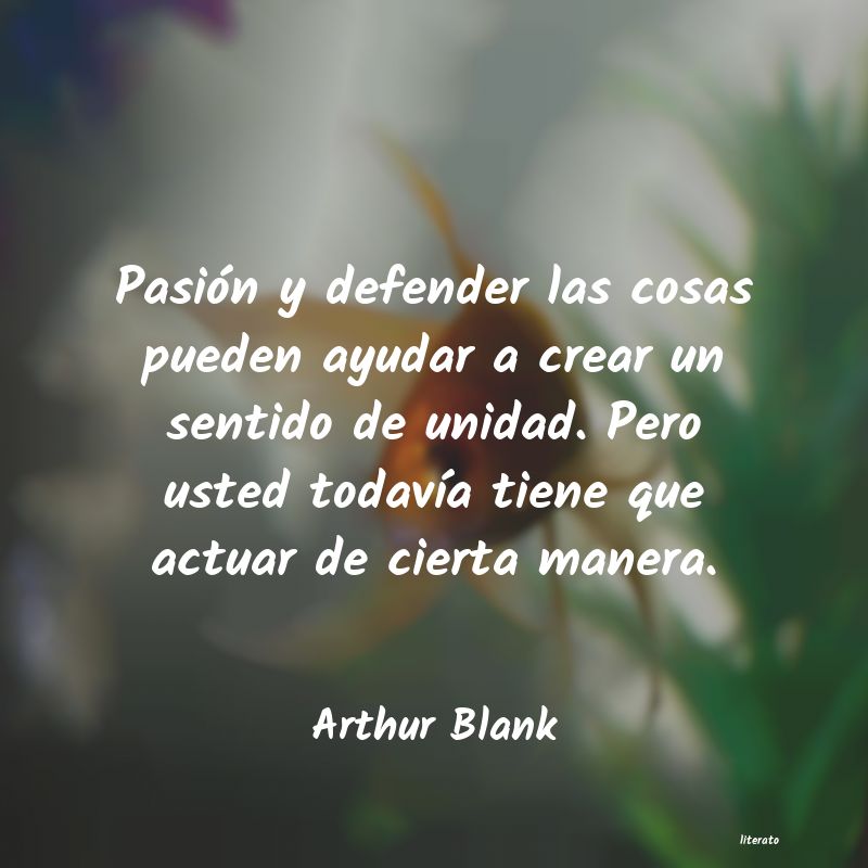 Frases de Arthur Blank