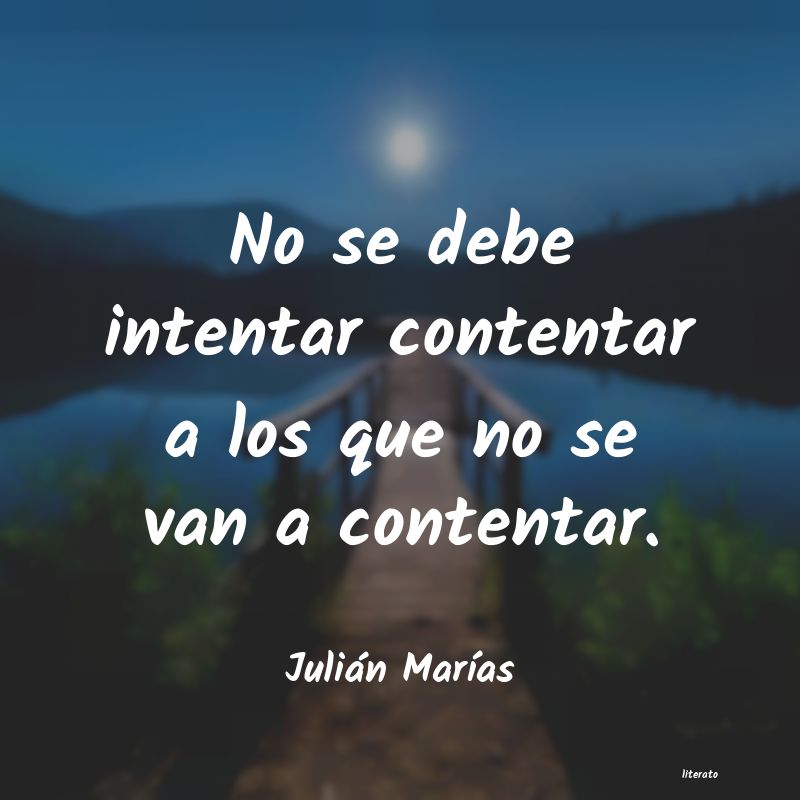 Frases de Julián Marías
