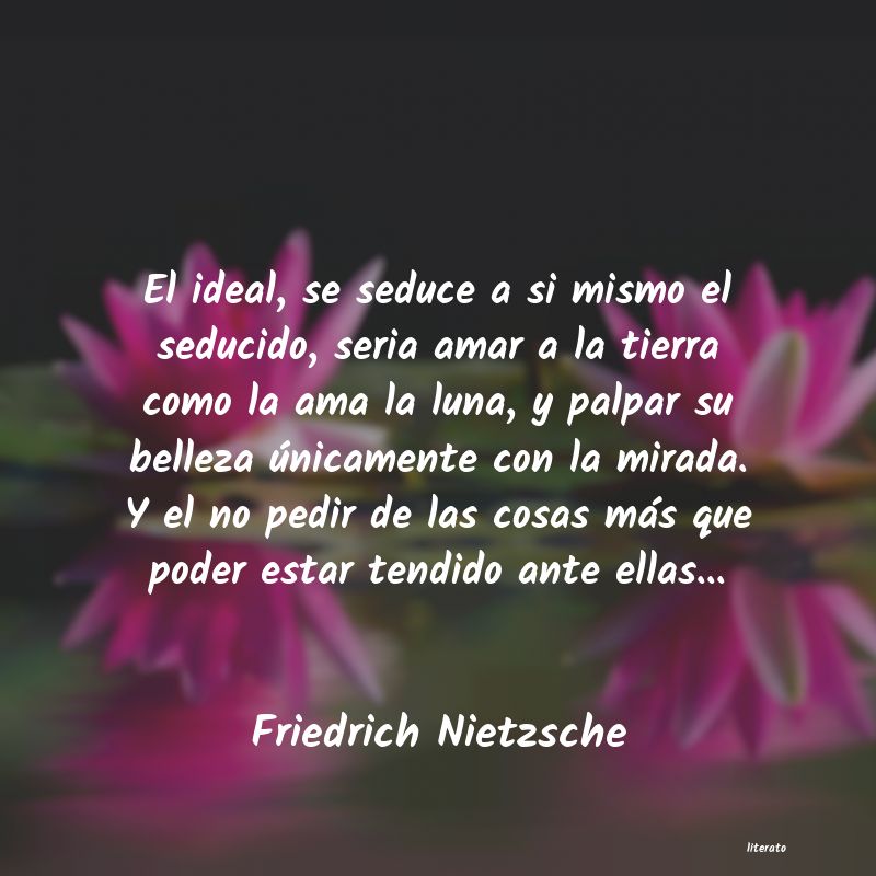 el ideal de Friedrich Nietzsche