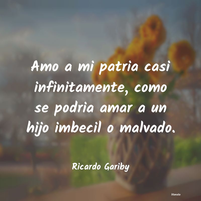 Frases de Ricardo Gariby