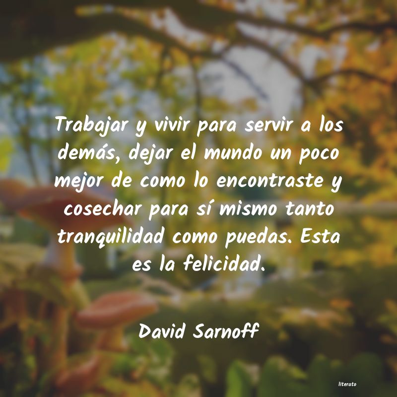 Frases de David Sarnoff