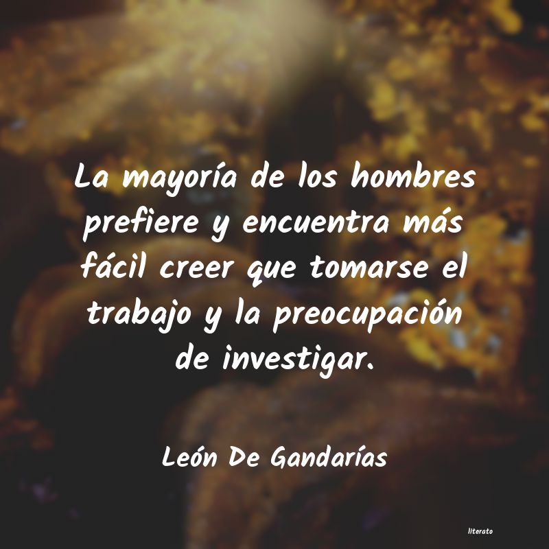 Frases de León De Gandarías