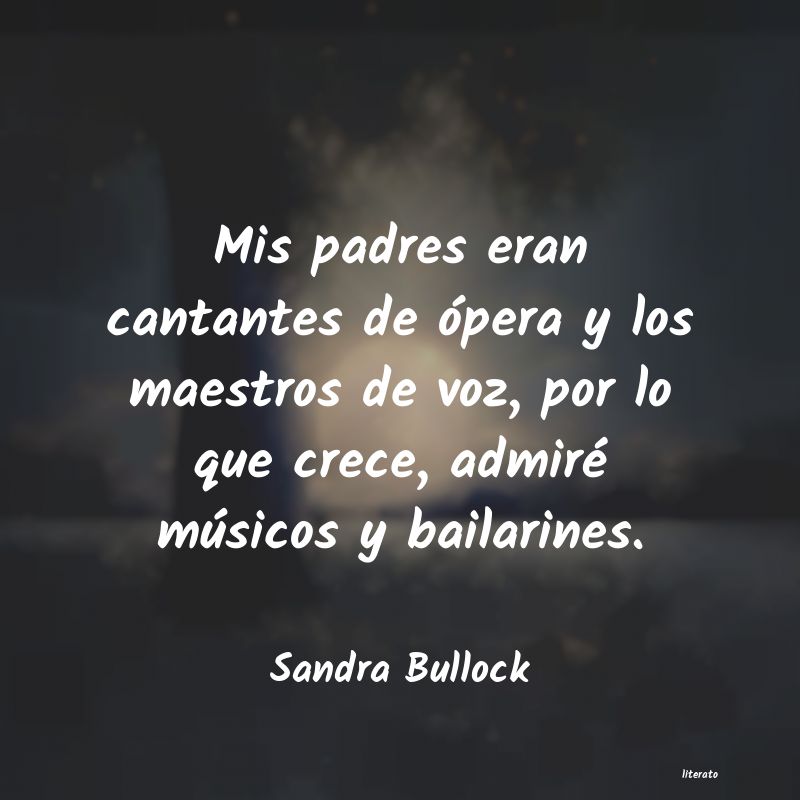 Frases de Sandra Bullock