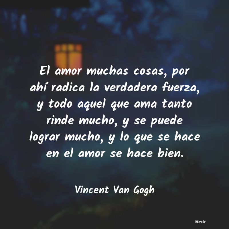 Frases de Vincent Van Gogh