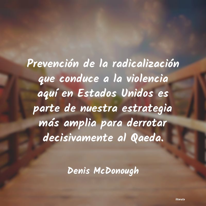 Frases de Denis McDonough