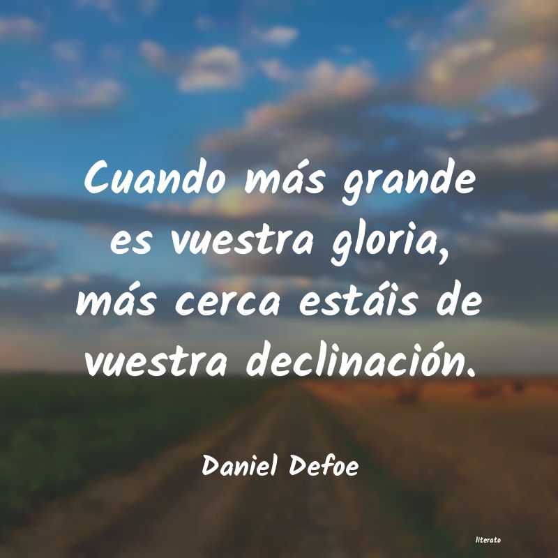 Frases de Daniel Defoe