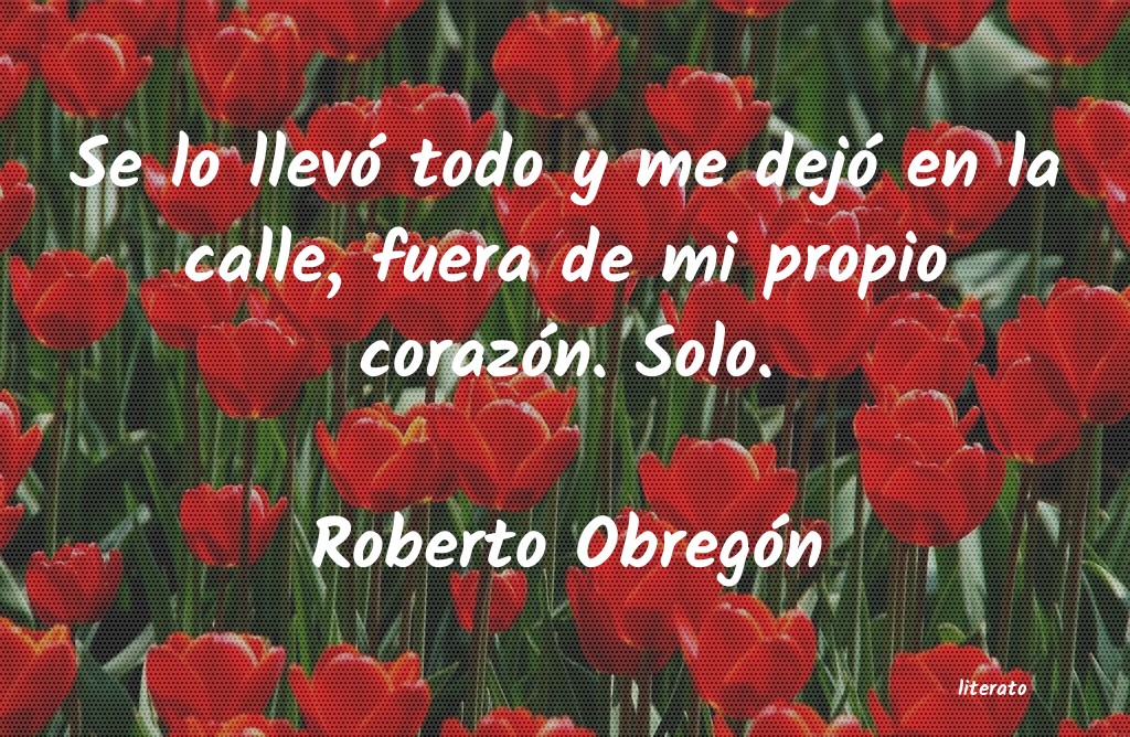 Frases de Roberto Obregón
