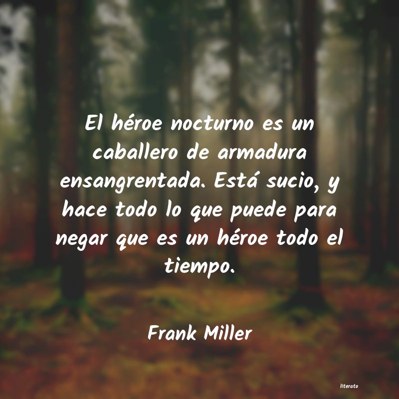 Frases de Frank Miller