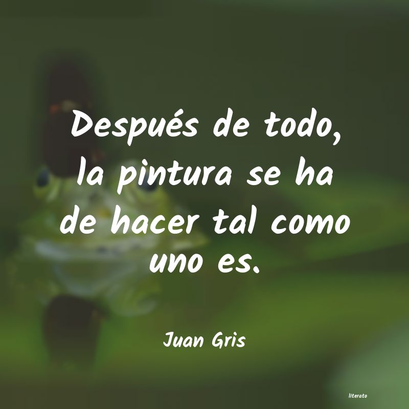 Frases de Juan Gris