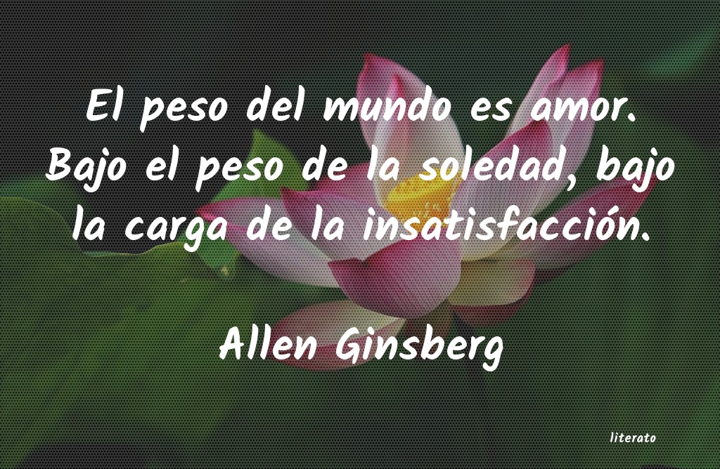 Frases de Allen Ginsberg