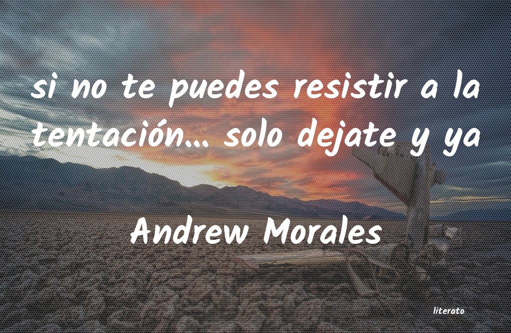 Frases de Andrew Morales