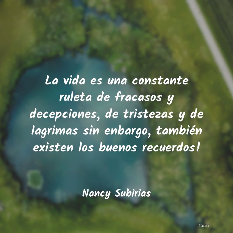 Frases de Nancy Subirias