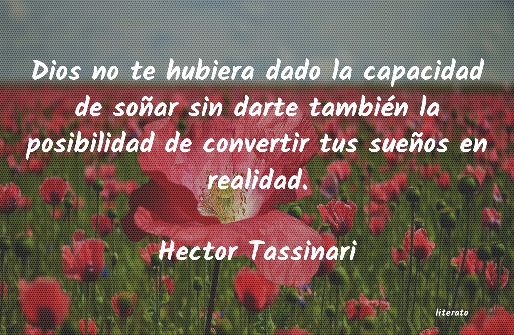 Frases de Hector Tassinari
