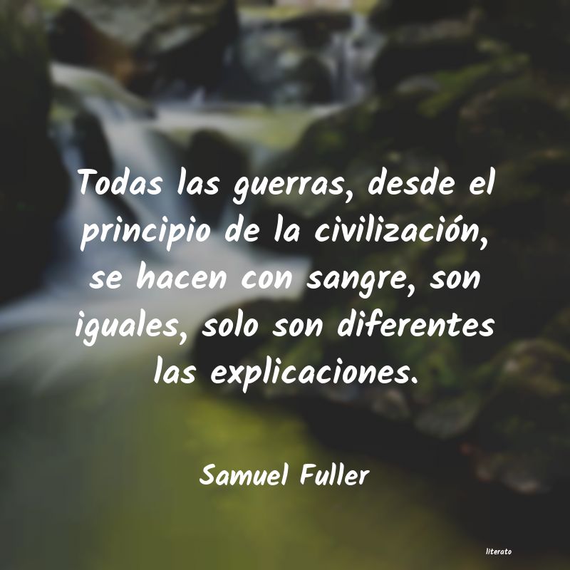 Frases de Samuel Fuller