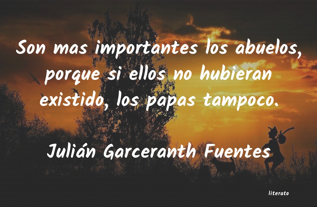Frases de Julián Garceranth Fuentes