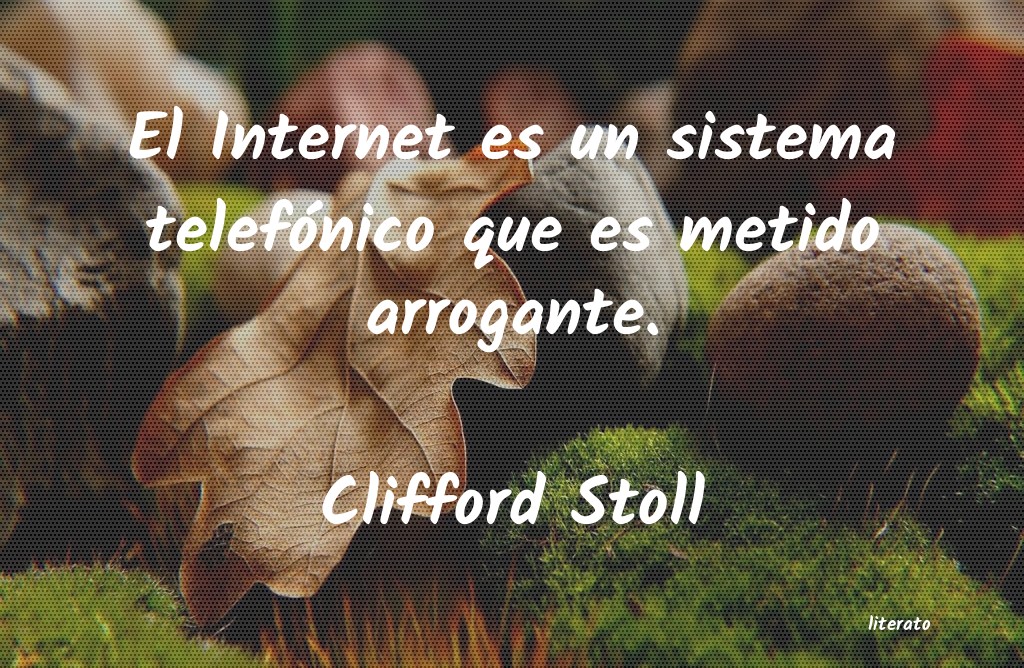 Frases de Clifford Stoll
