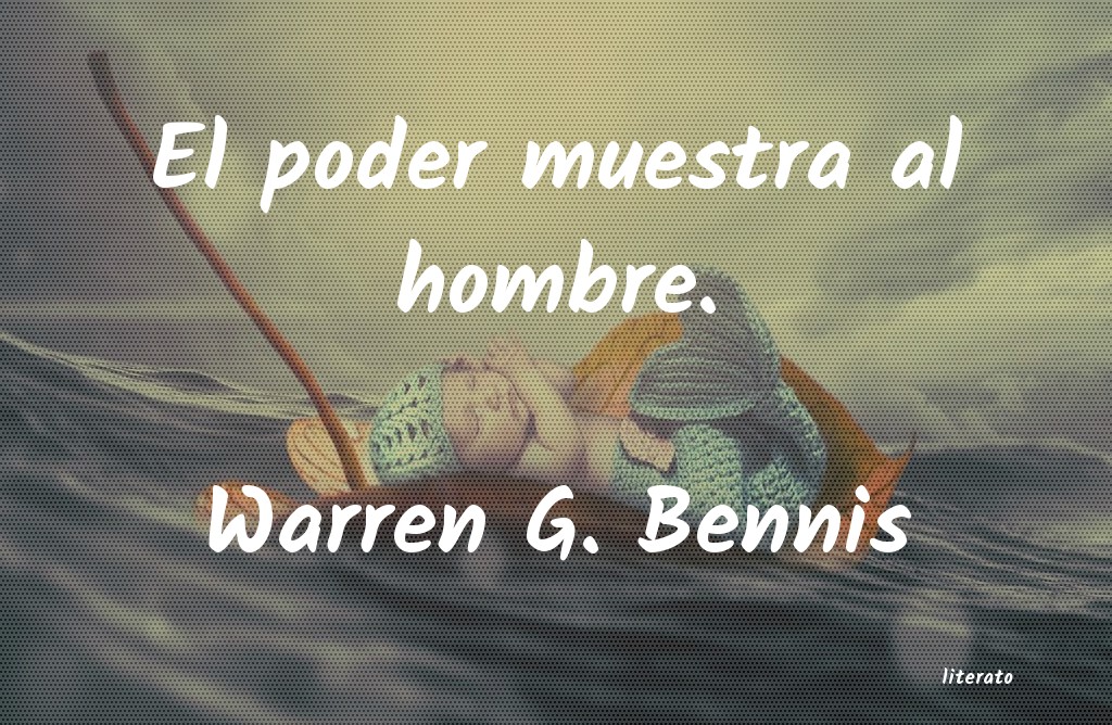 Frases de Warren G. Bennis