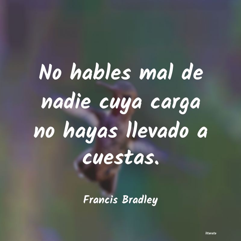 Frases de Francis Bradley
