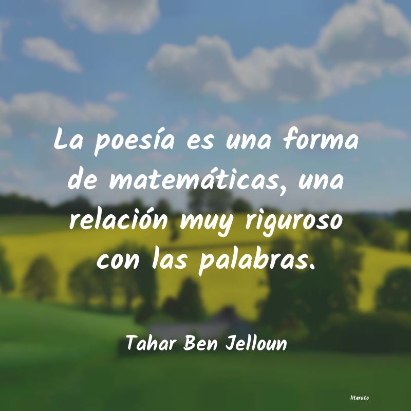 Frases de Tahar Ben Jelloun