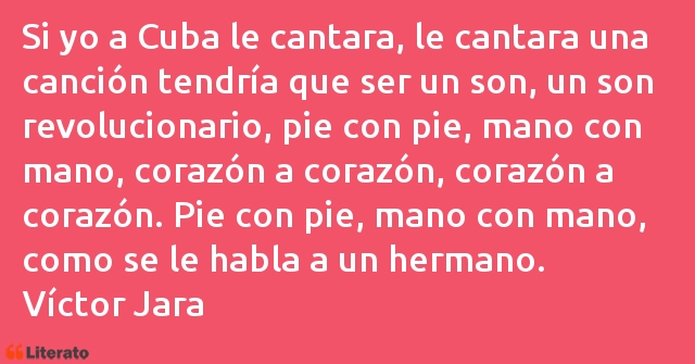 Frases de Víctor Jara
