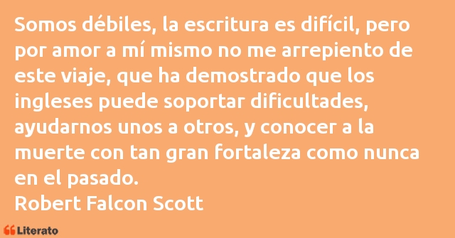 Frases de Robert Falcon Scott