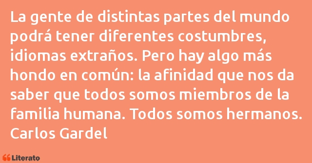 Frases de Carlos Gardel